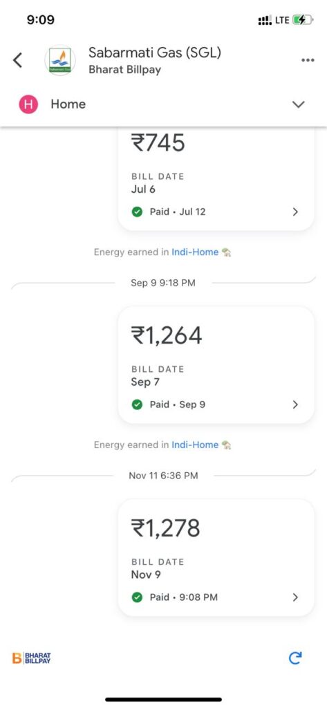 sabarmati bill online payment using google pay