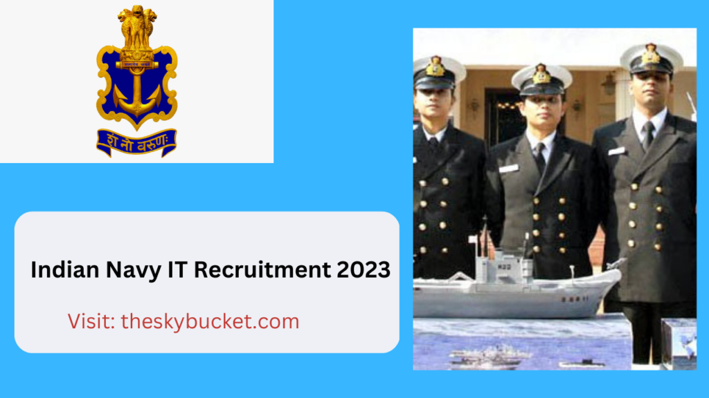 Indian Navy IT Recruitment 2023
